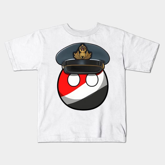 Sealand Polandball Countryball Design Kids T-Shirt by Polandball World